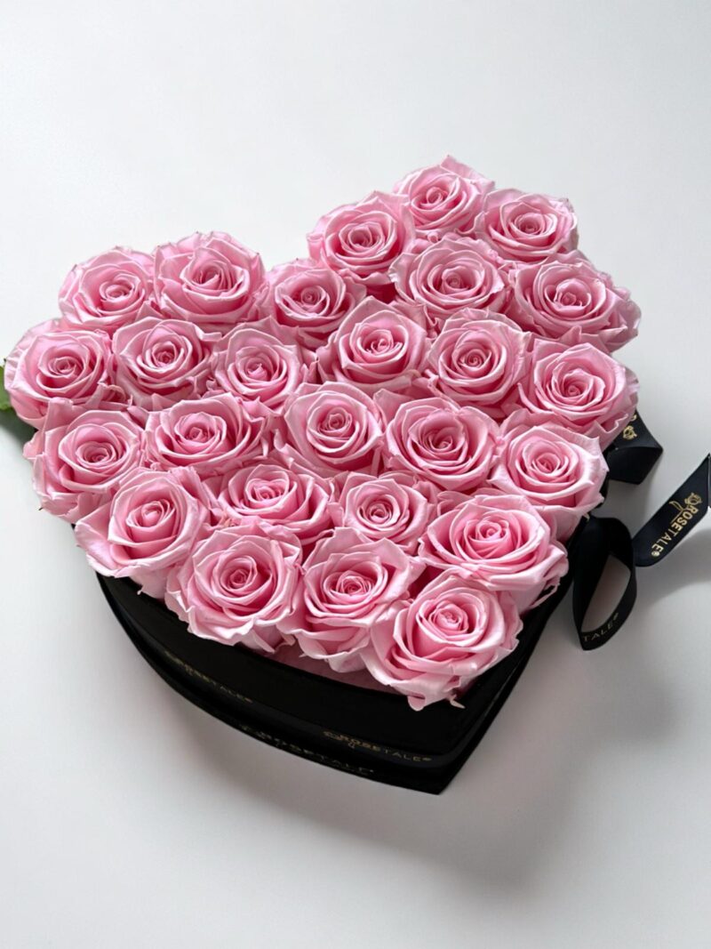 Velvet Heartbox XL - Pink